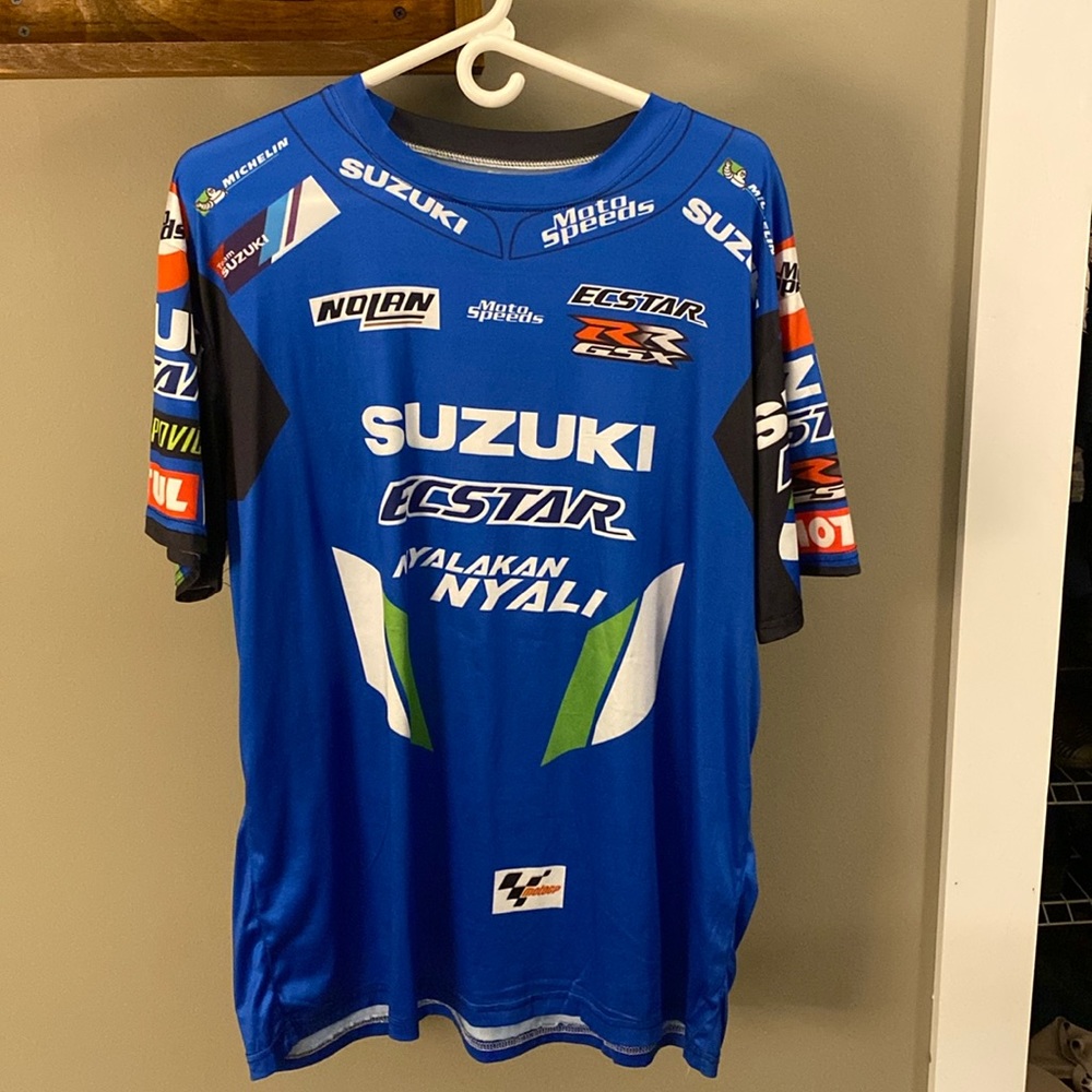 Team Suzuki Motorcycle Polyester Jersey